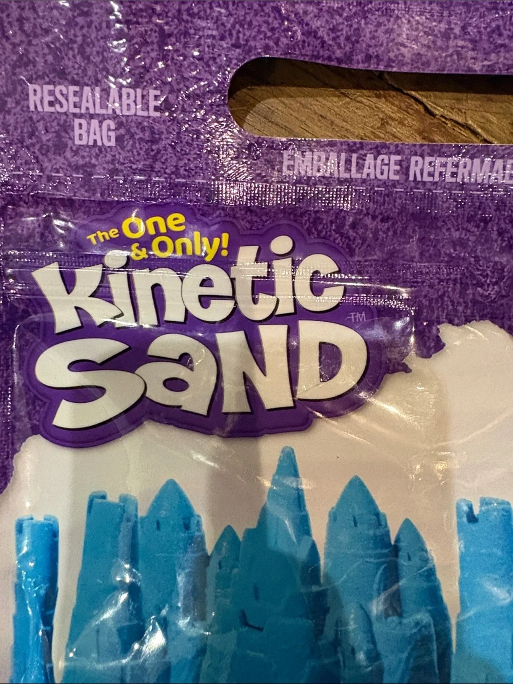 Kinetic Sand Neon Blue Moldable Playset - The One & Only